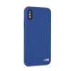 BMW BMHCPXMSILNA Funda rígida Silicone M Collection para Apple iPhone X / XS, azul marino