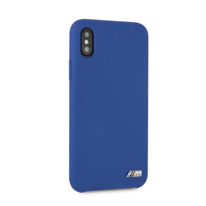 BMW BMHCPXMSILNA Funda rígida Silicone M Collection para Apple iPhone X / XS, azul marino
