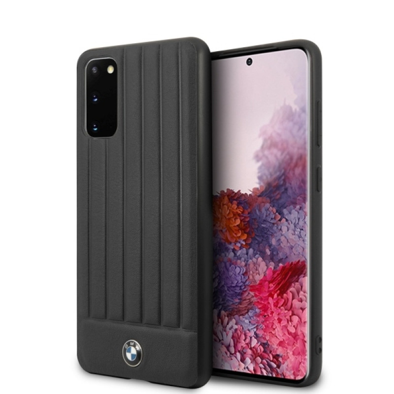 Funda rígida BMW BMHCS62POCBK Signature para Samsung Galaxy S20, negra
