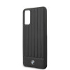 Funda rígida BMW BMHCS62POCBK Signature para Samsung Galaxy S20, negra