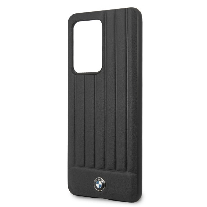 Funda rígida Signature BMW BMHCS69POCBK para Samsung Galaxy S20 Ultra, negra