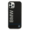 Funda rígida BMW BMHCP12MPCUBBK Signature con logo impreso para Apple iPhone 12 / 12 Pro, negra