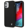 Funda rígida de silicona Signature BMW BMHCP12SSILBK para Apple iPhone 12 mini, negra