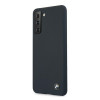 Funda rígida Signature de silicona BMW BMHCS21MSILNA para Samsung Galaxy S21+, azul marino