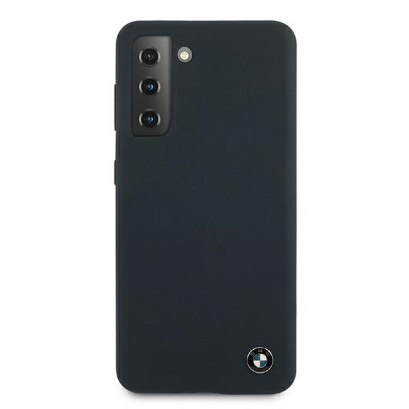 Funda rígida Signature de silicona BMW BMHCS21MSILNA para Samsung Galaxy S21+, azul marino