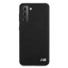 Funda de silicona M Collection BMW BMHCS21MMSILBK para Samsung Galaxy S21+, negra