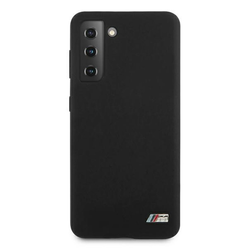 Funda de silicona M Collection BMW BMHCS21MMSILBK para Samsung Galaxy S21+, negra
