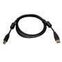 Cable USB 2.0 A a B Eaton Tripp Lite Series con filtros de ferrita (M/M), 1,83 m (6 pies), negro