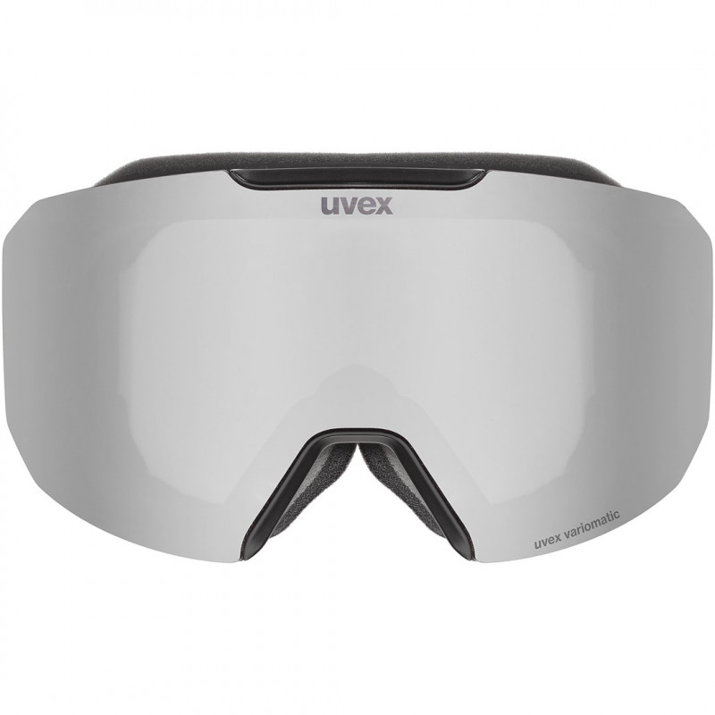 Gafas de esquí UVEX Evidnt ATTRACT V con estuche, negro/plata