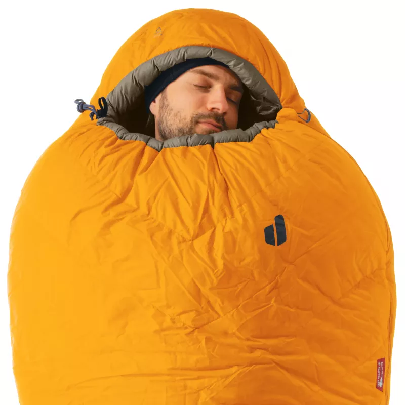 Saco de dormir de plumón Deuter Astro Pro 800, -16 °C / 3 °F, magma/titanium