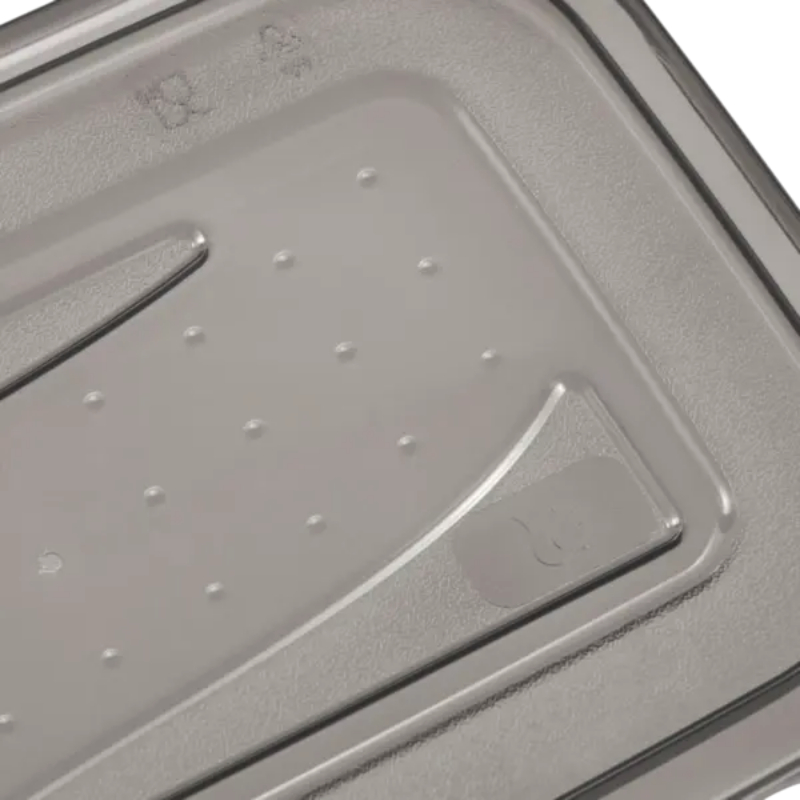 Set de 3 recipientes para alimentos Fredo Fresh keeeper, 3 x 1,0 L, rectangulares, base transparente, tapa gris