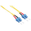 Cable de conexión de fibra óptica LogiLink FP0SC10 SC/SC OS2 9/125 µm dúplex, 10 m, amarillo