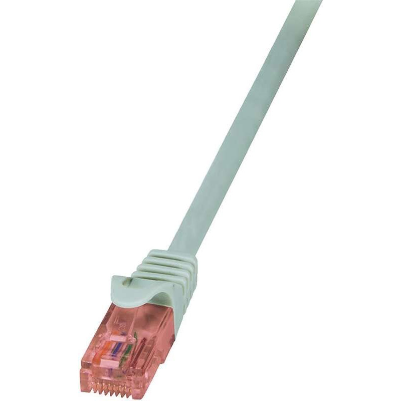 LogiLink CQ2082U PrimeLine Cable de conexión Cat.6 U/UTP, RJ-45, 7,5 m, libre de halógenos, gris