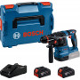 Martillo perforador Bosch GBH 18V-22 X Professional 0611924101, 18 V, 2 J, 2 baterías de 4.0 Ah