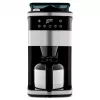 Cafetera de filtro Medion MD 19911 con molinillo, jarra térmica, 1000 W, plata/negro