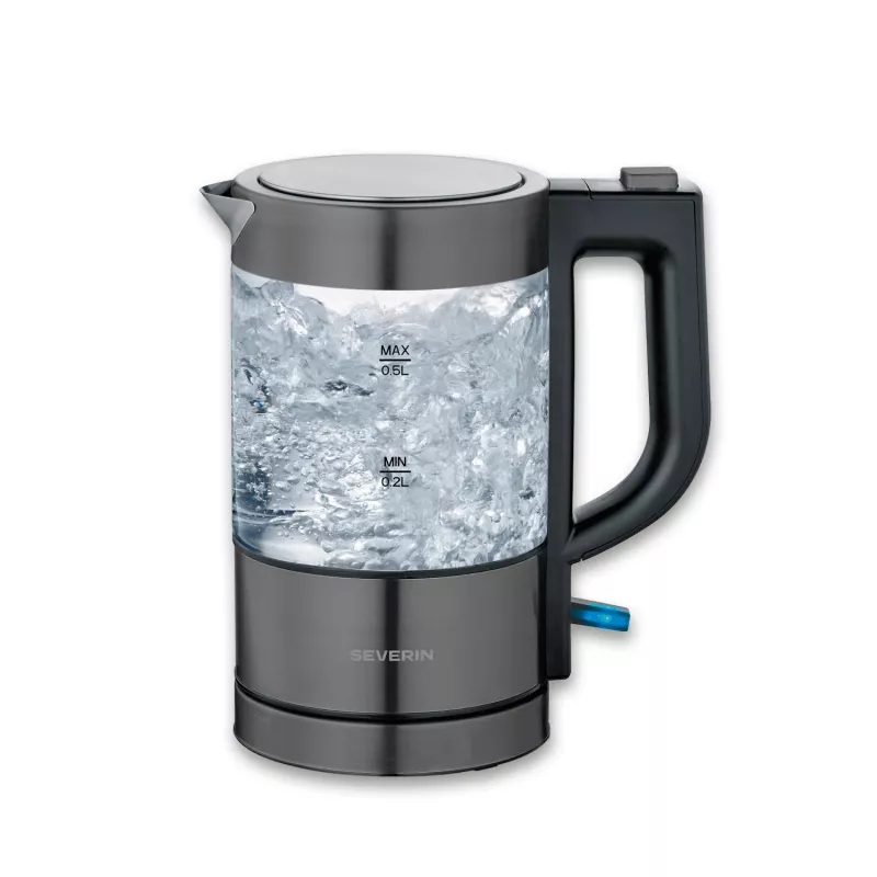 Hervidor de vidrio mini Severin 9387, 0,5 l