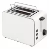Tostadora WMF Stelio 414210001, 2 rebanadas, acero inoxidable, Paper Grey, 1050 W