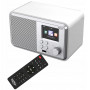 Radio por internet WLAN XORO DAB300IR WS con DAB+ y Bluetooth, blanca