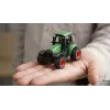 Tractor metálico Amewi con remolque cisterna, 1:64, RTR, verde