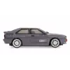 Coche RC con giroscopio Amewi Audi quattro 1980 para carretera/derrape, 4WD, 1:28, RTR, gris