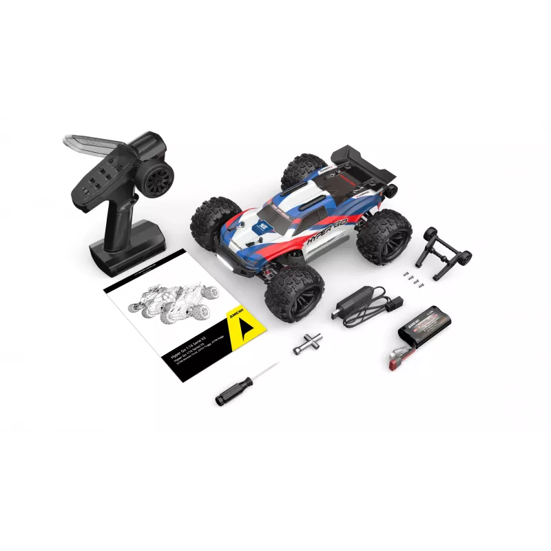 Amewi Hyper Go Truggy V2 brushless 4WD, 1:16, RTR, azul/rojo