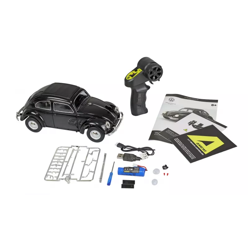 Coche RC Amewi VW Typ 1 1950 Beetle, 1:16, RTR, negro