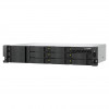 QNAP TS-h1073BXeU-RP-8G NAS en rack 2U, Ryzen Embedded V1780B, 8 GB DDR4, fuente de alimentación redundante