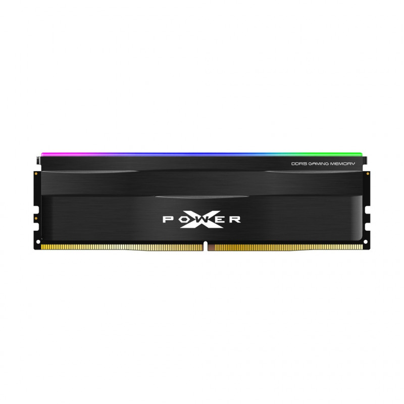 Kit Silicon Power XPOWER Zenith RGB Gaming UDIMM SP032GXLWU60AFDF, 32 GB (2 x 16 GB), DDR5, 6000 MHz, CL30, 1,35 V, negro