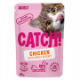 Alimento húmedo para gatos CATCH con pollo y zanahoria en salsa, 85 g