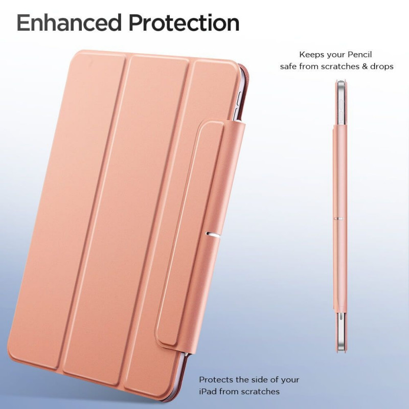 Funda magnética ESR Rebound ESR208BLK para Apple iPad Air 10.9 (2020/2022, 4.ª y 5.ª gen) / iPad Air 11 (2024, 6.ª gen), negra