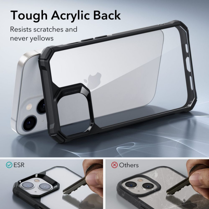 Funda ESR Air Armor ESR515 para Apple iPhone 14 Plus / 15 Plus, transparente/negra