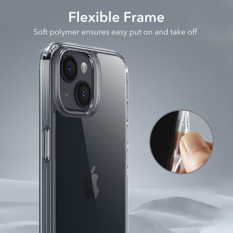 Funda ESR Ice Shield para Apple iPhone 15 Plus / 14 Plus, ESR709, Transparente