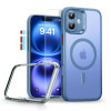 Funda ESR Classic Pro Set HaloLock MagSafe con cristal templado para Apple iPhone 16, azul esmerilado