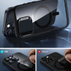 Funda ESR Classic Hybrid HaloLock MagSafe con cristal templado para Apple iPhone 16 Pro Max, transparente/negra
