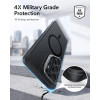 Funda ESR Classic Hybrid Kickstand MagSafe para Samsung Galaxy S26 Ultra, negro esmerilado