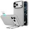 Funda ESR Leather Kickstand MagSafe para Apple iPhone 17 Pro / 18 Pro, gris