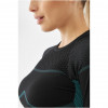 Conjunto de ropa interior termoactiva para mujer Viking Ilsa, negro-verde, talla M