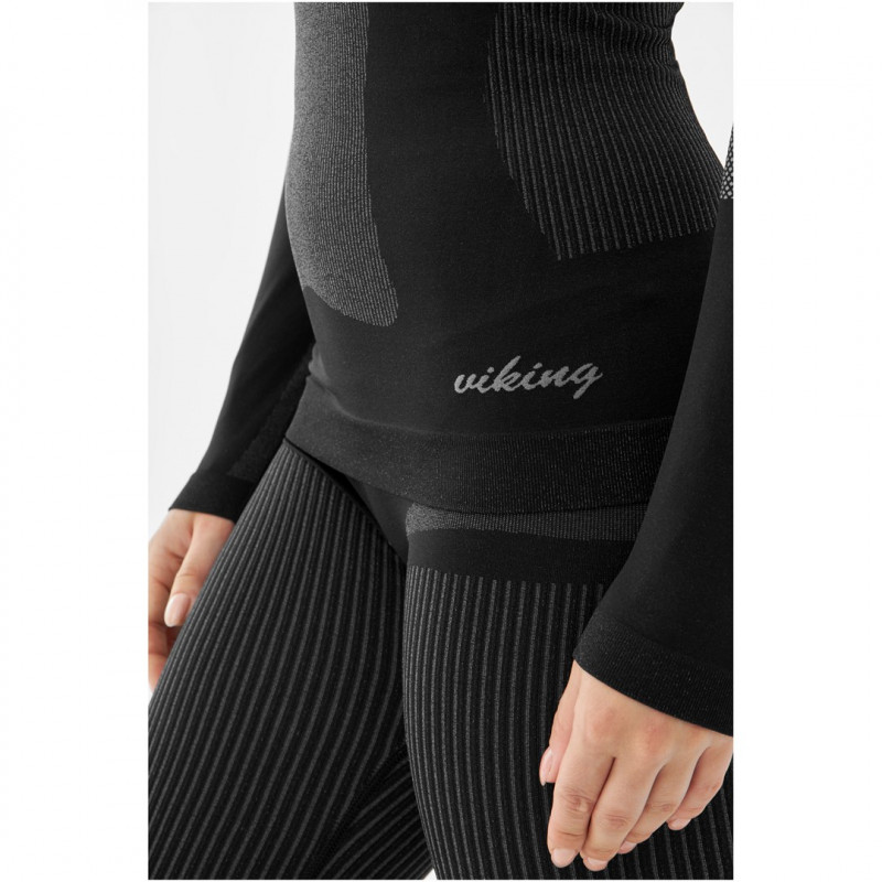 Conjunto de ropa interior térmica de mujer Viking Ilsa, negro, talla M