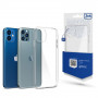 Funda transparente 3MK Clear Case para Apple iPhone 12/12 Pro, transparente