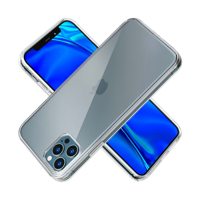 Funda transparente 3MK Clear Case para Apple iPhone 12/12 Pro, transparente