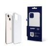 Funda de silicona 3MK Hardy Case MagSafe para Apple iPhone 14 Plus / 15 Plus, blanca