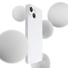 Funda de silicona 3MK Hardy Case MagSafe para Apple iPhone 14 Plus / 15 Plus, blanca