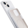 Funda de silicona 3MK Hardy Case MagSafe para Apple iPhone 14 Plus / 15 Plus, blanca