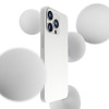 Funda de silicona 3MK Hardy Case MagSafe para Apple iPhone 14 Pro Max, blanca