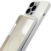 Funda de silicona 3MK Hardy Case MagSafe para Apple iPhone 14 Pro Max, blanca