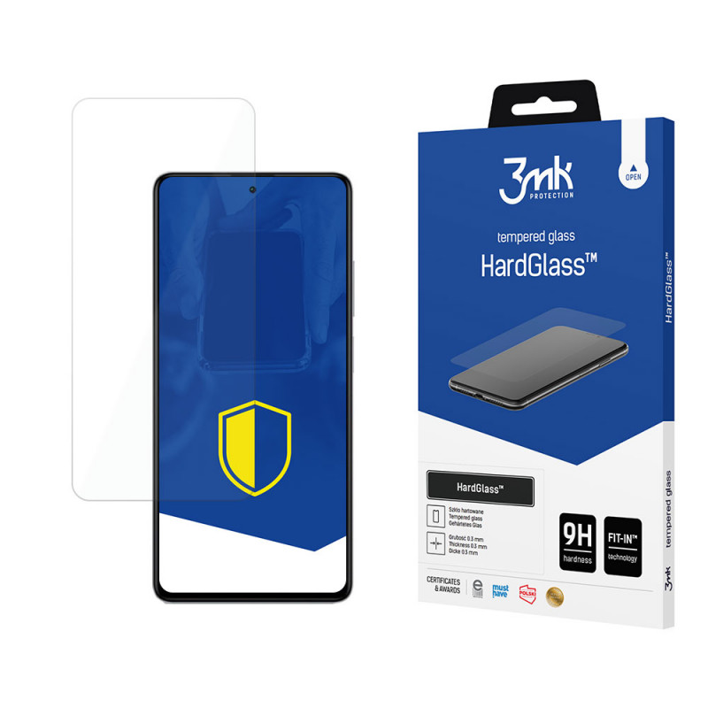 Protector de pantalla de cristal templado 3MK HardGlass para Xiaomi Redmi Note 12 5G / POCO X5 5G, 3MK4657