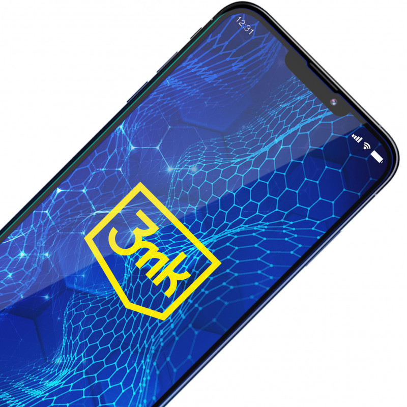 Protector de pantalla de cristal templado 3MK HardGlass Max Lite para Oppo Find X6 Pro, negro, 3MK4884