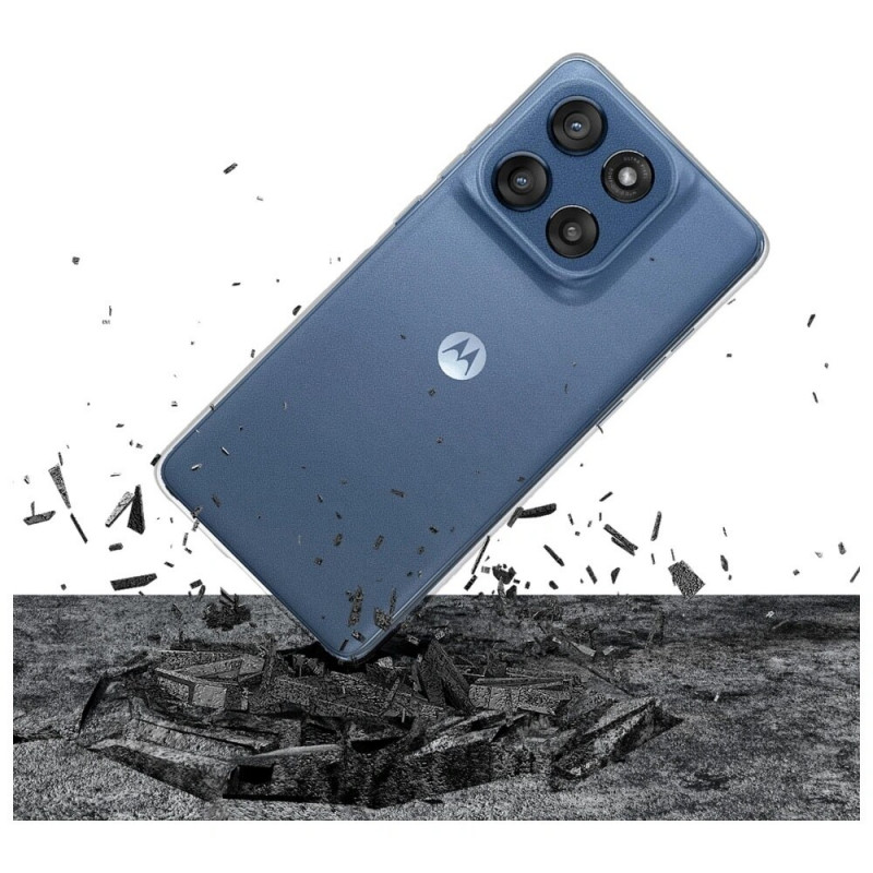 Funda 3MK Clear Case para Motorola Moto Edge 60 / 60 Fusion, transparente