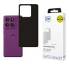 Funda 3MK Matt Case para Motorola Edge 60 Pro, negro mate