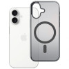 Funda 3MK Frosty MagCase para Apple iPhone 17, negra